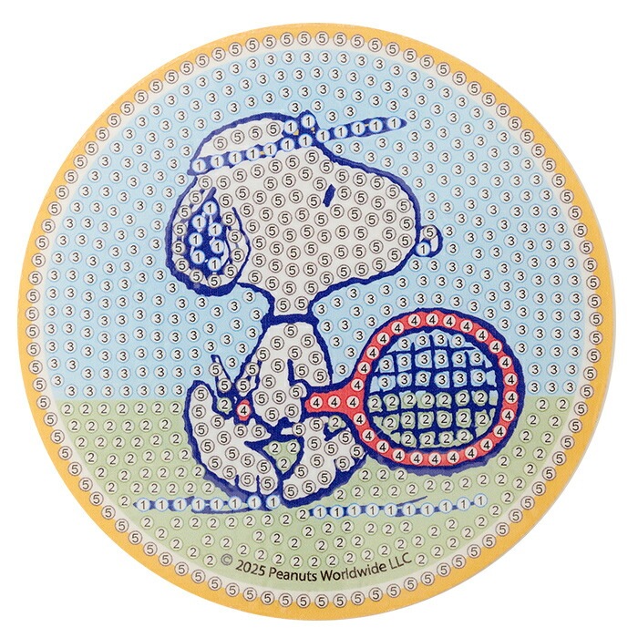 ダイヤモンドフィックス コースターキット スヌーピー 直径10cm