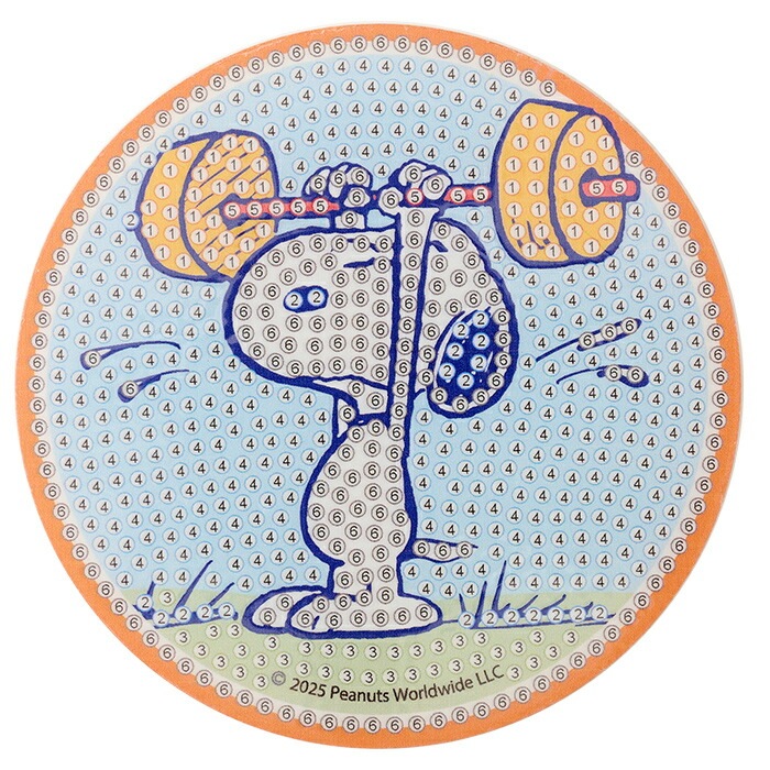 ダイヤモンドフィックス コースターキット スヌーピー 直径10cm
