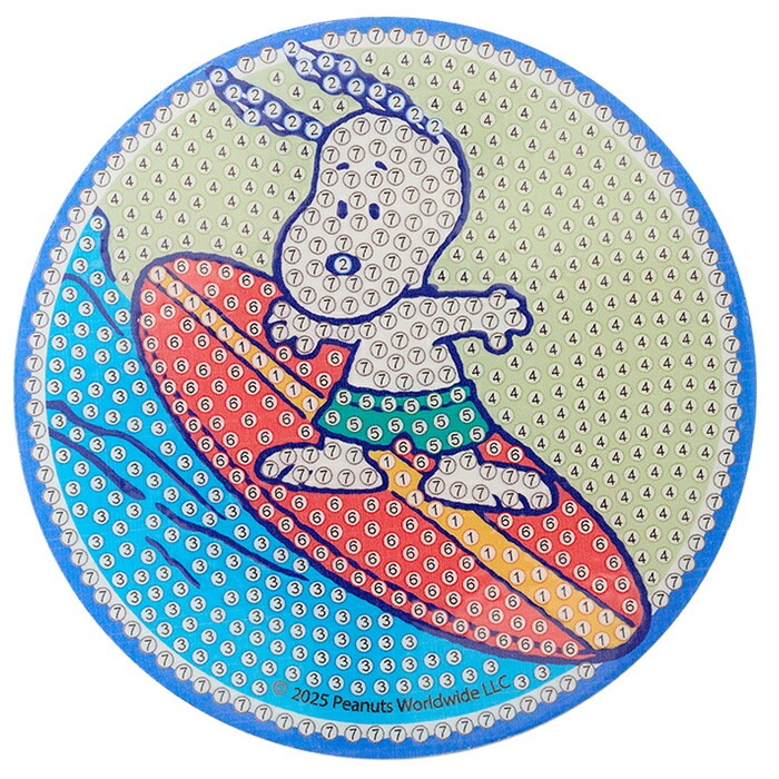 ダイヤモンドフィックス コースターキット スヌーピー 直径10cm