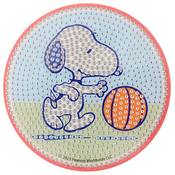 ダイヤモンドフィックス コースターキット スヌーピー 直径10cm
