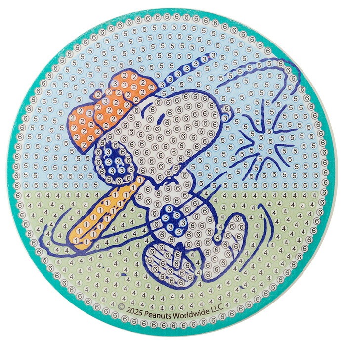 ダイヤモンドフィックス コースターキット スヌーピー 直径10cm