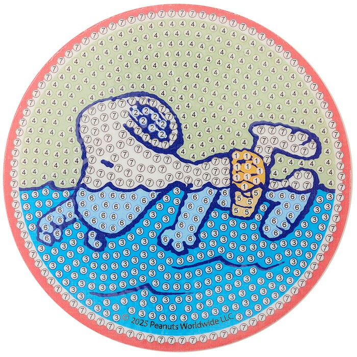 ダイヤモンドフィックス コースターキット スヌーピー 直径10cm