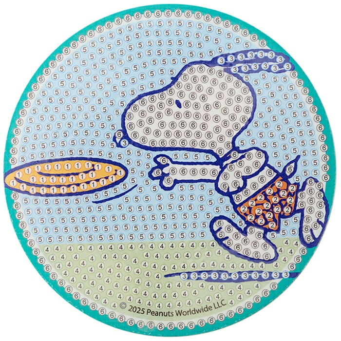 ダイヤモンドフィックス コースターキット スヌーピー 直径10cm