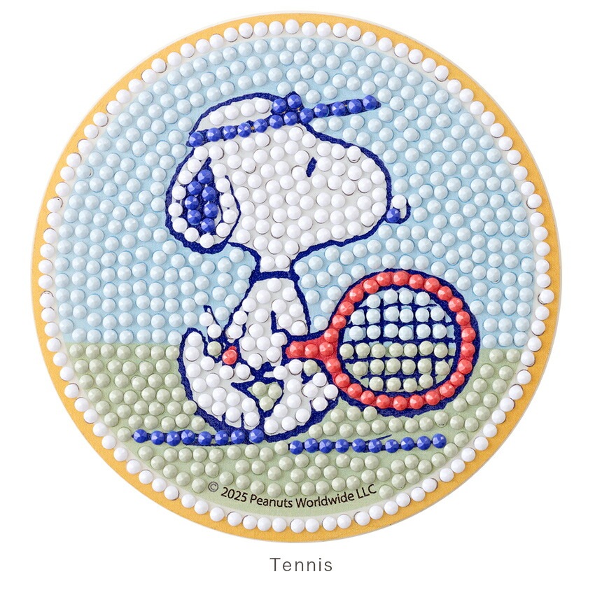 ダイヤモンドフィックス コースターキット スヌーピー 直径10cm