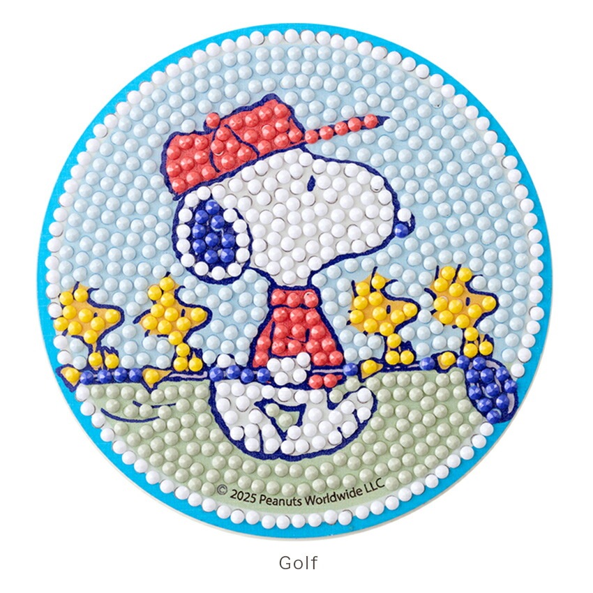 ダイヤモンドフィックス コースターキット スヌーピー 直径10cm