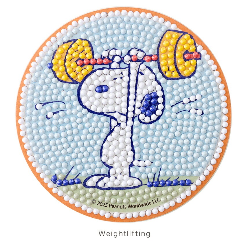 ダイヤモンドフィックス コースターキット スヌーピー 直径10cm