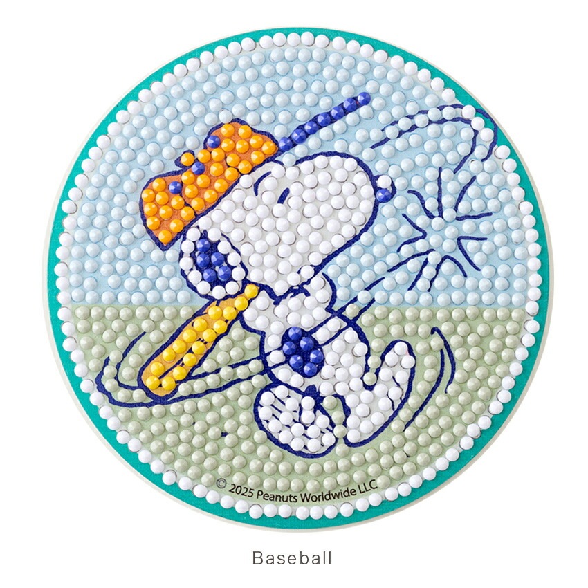 ダイヤモンドフィックス コースターキット スヌーピー 直径10cm