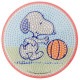 ダイヤモンドフィックス コースターキット スヌーピー 直径10cm