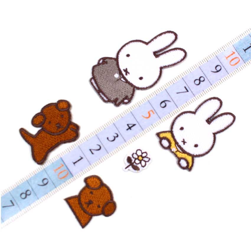 MIFFY and SNUFFY ワッペン 2個セット ミノダ ミッフィー 2WAYワッペン