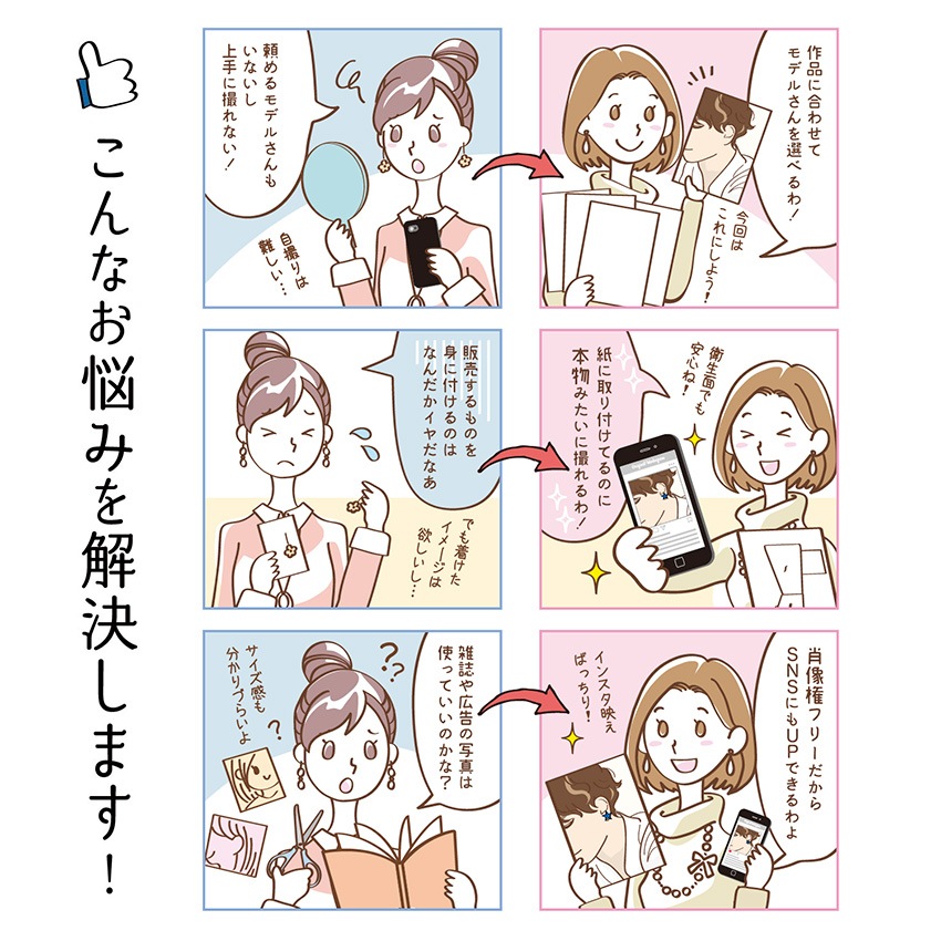 着画作成キット 男性モデルフォト フルセット