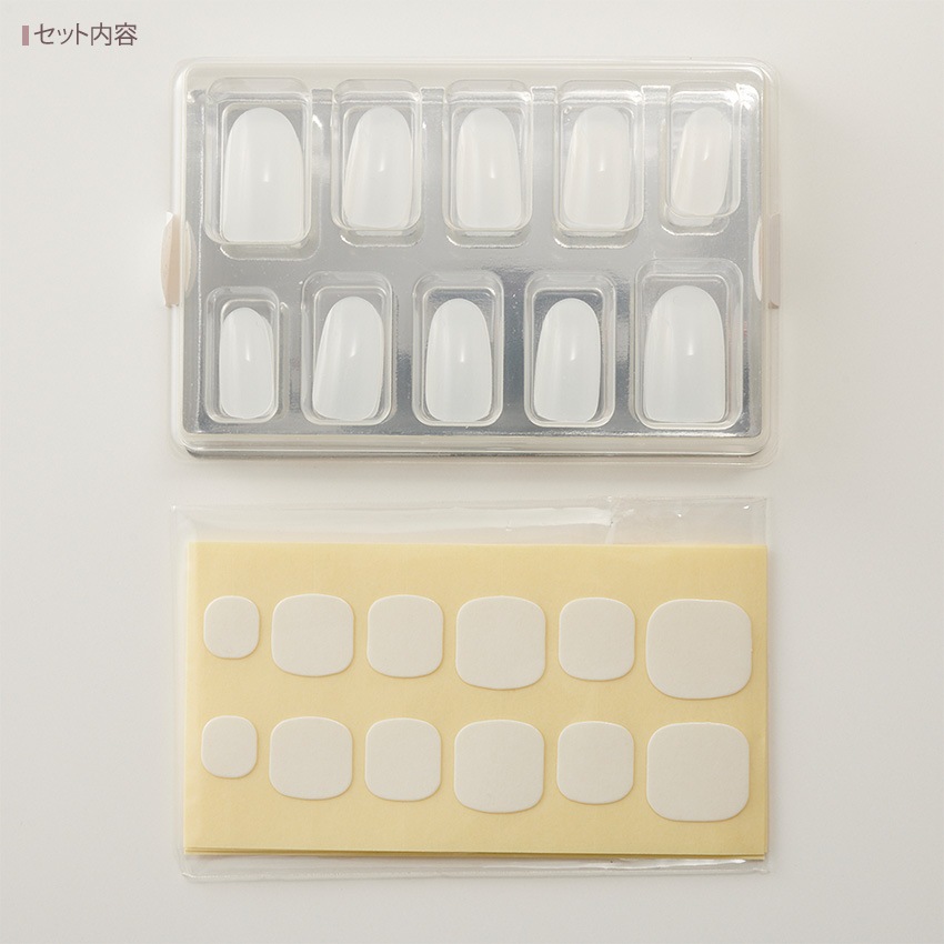 形状記憶ネイルチップ 半透明 1セット 10-3237 | ベース材料 | 手芸