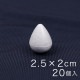 イチゴ型スチボール 2.5×2cm  20ヶ入り