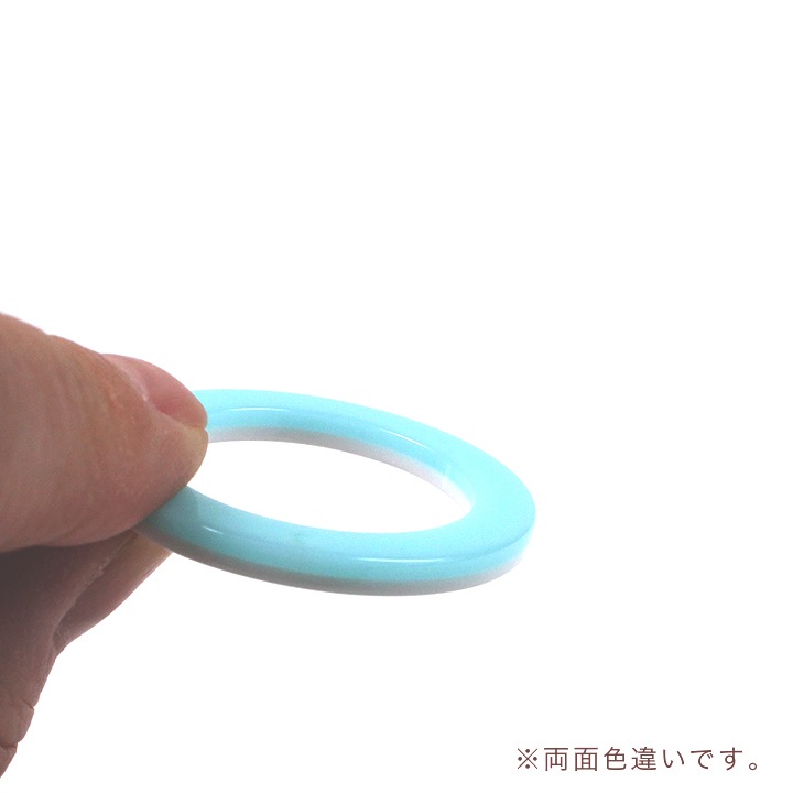 【お買い得品】ポリパーツ 両面 四角 1穴 1セット