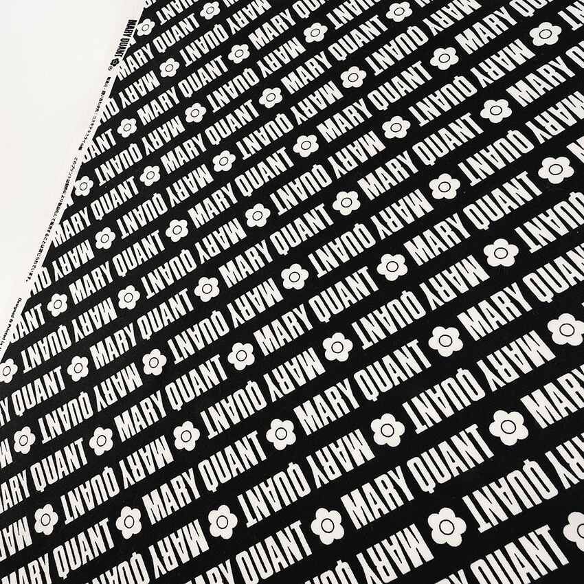 マリークヮント ロゴ柄 オックス 50cm単位