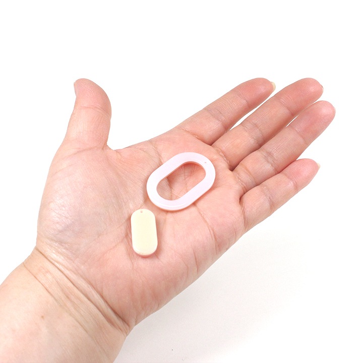 【お買い得品】ポリパーツ 両面 楕円 1穴 1セット