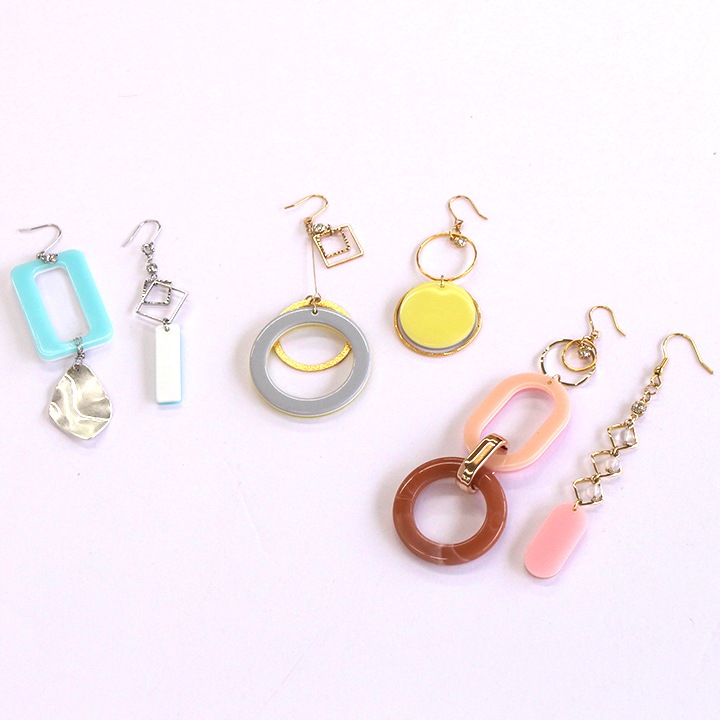 【お買い得品】ポリパーツ 両面 楕円 1穴 1セット