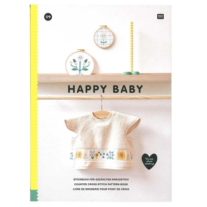 刺繍 図案集 Rico Design Stickbuch HAPPY BABY ハッピーベビー No.179