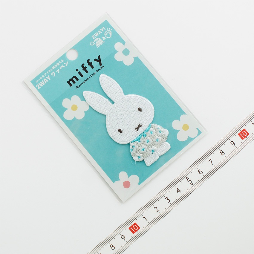 miffy ミッフィー フラワーワンピース ワッペン