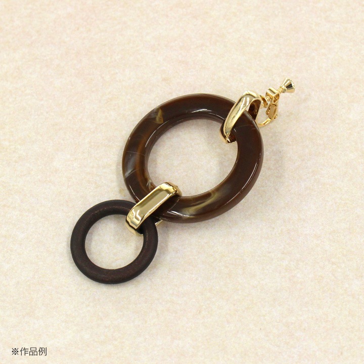 【大処分】イヤリング金具 キャッチ付 つなぎカン付 1P