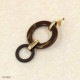 【大処分】イヤリング金具 キャッチ付 つなぎカン付 1P