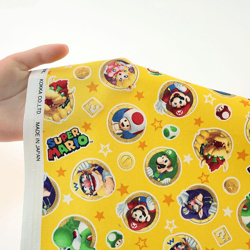 スーパーマリオ コイン柄 オックス 50cm単位 | その他キャラクター