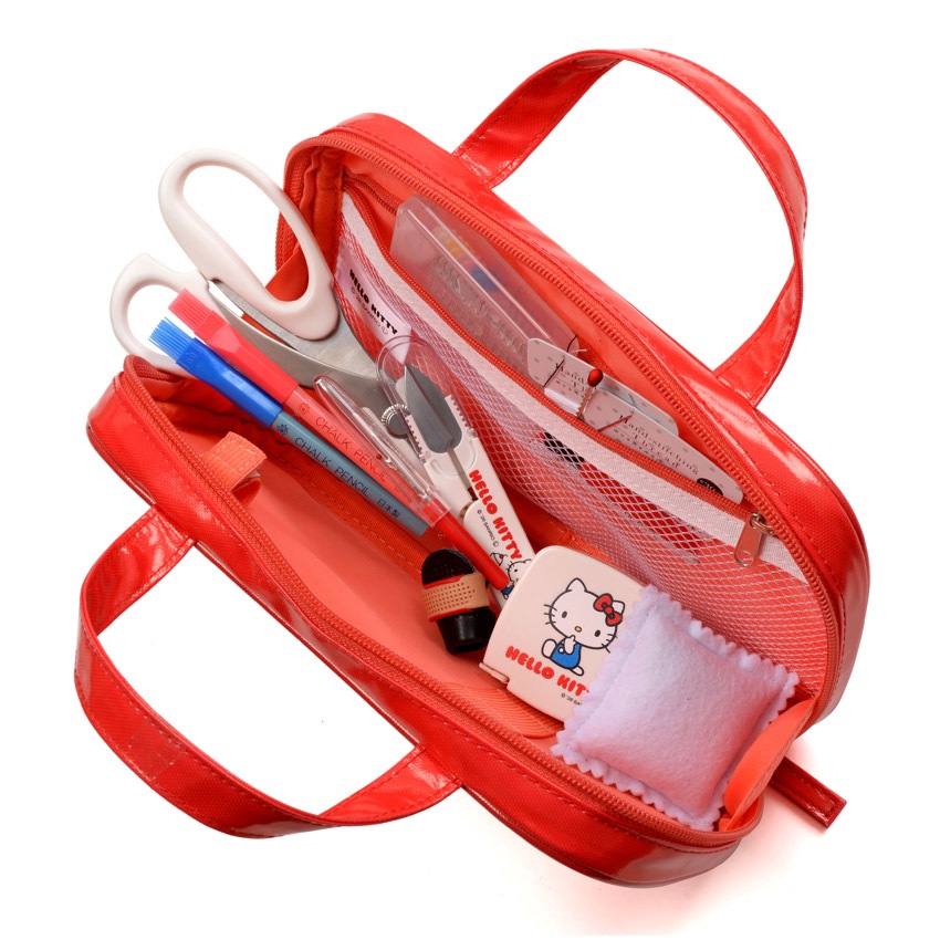 裁縫セット サンリオ ソーイングセット ハローキティ No.18830 ファスナーバッグ