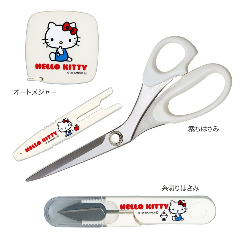 裁縫セット サンリオ ソーイングセット ハローキティ No.18830 ファスナーバッグ