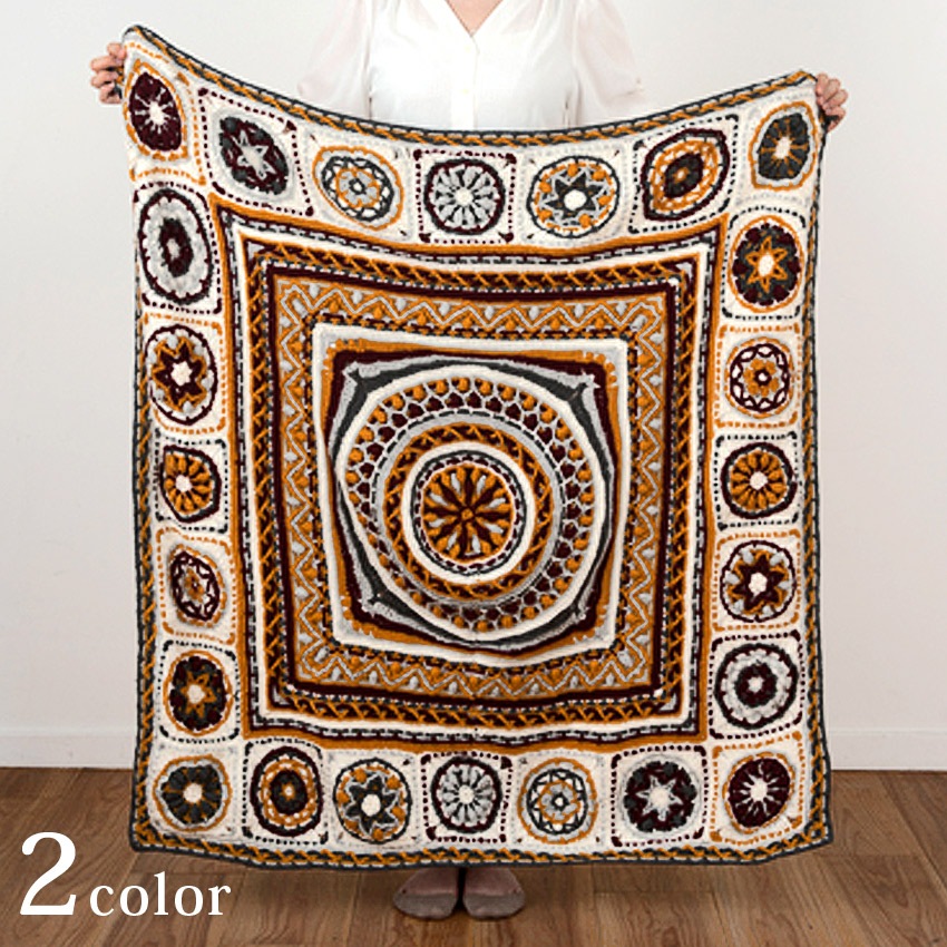 内藤商事 ペルシア風ラグブランケット