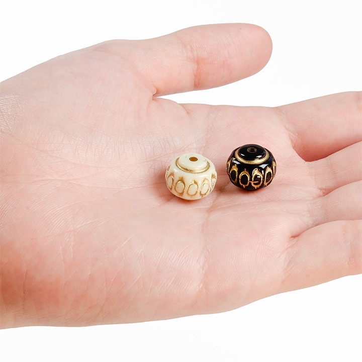 ヴィンテージアクリル 丸 11×14mm 4ヶ