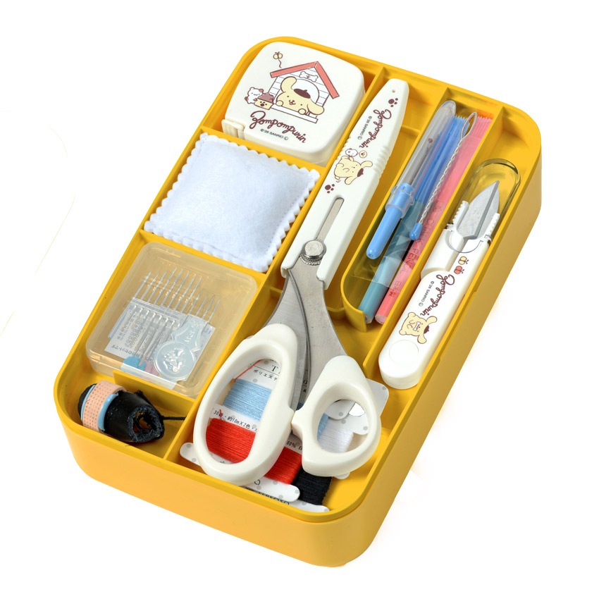 裁縫セット サンリオ ソーイングセット ポムポムプリン No.18831 うす型ケース
