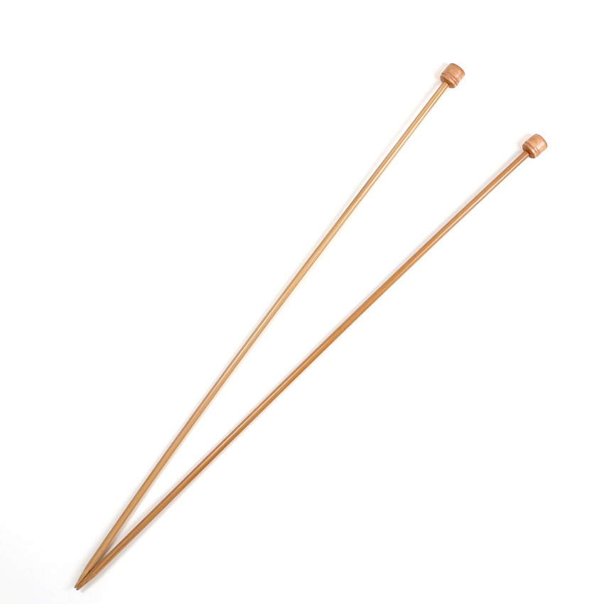 棒針 硬質玉付2本針 35cm 単品 6～15号