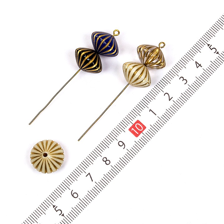 ヴィンテージアクリル ソロバン 10×15mm 4ヶ