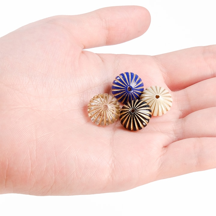 ヴィンテージアクリル ソロバン 10×15mm 4ヶ