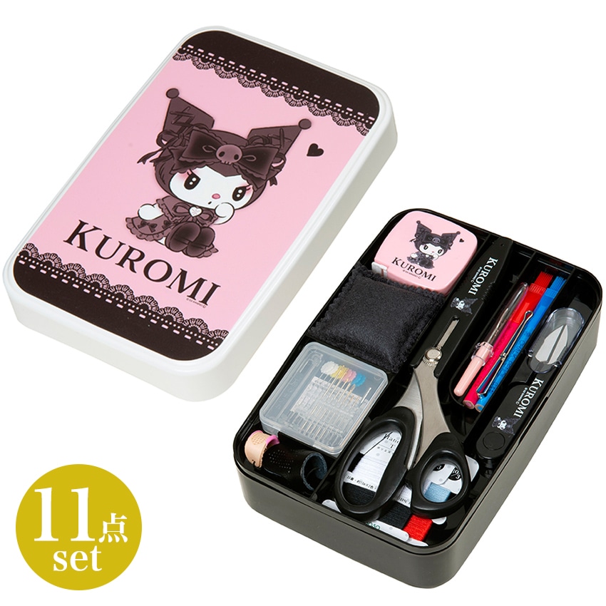 サンリオキャラクターズ ソーイングセットうす型タイプ クロミ No.1841