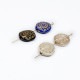 【お買い得品】ヴィンテージアクリル コインB 18mm 4ヶ