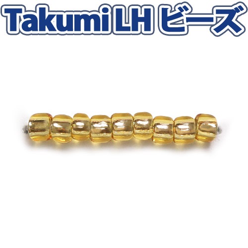 ビーズ　グラスビーズ　TakumiLHビーズ 丸中 PF22 PF/ゴールド