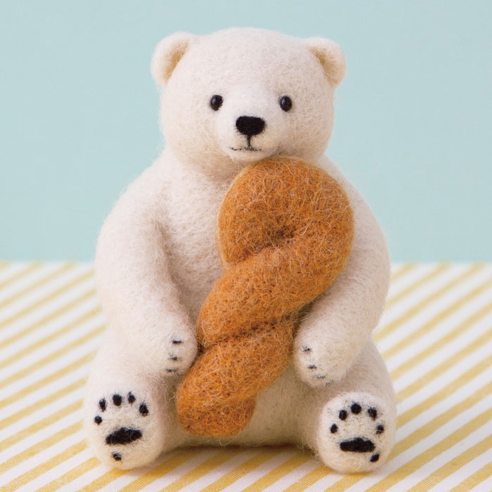 ハマナカ 羊毛でつくる 動物とおやつのマスコット | キット・材料