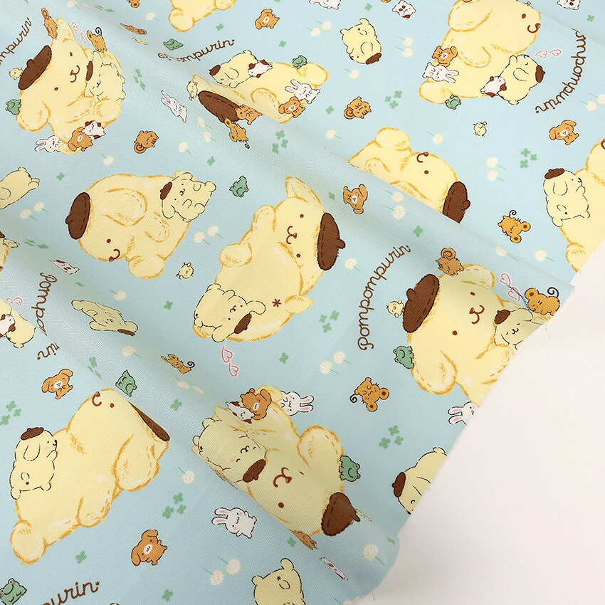 サンリオ ポムポムプリン 30周年柄 オックス 50cm単位 | サンリオ