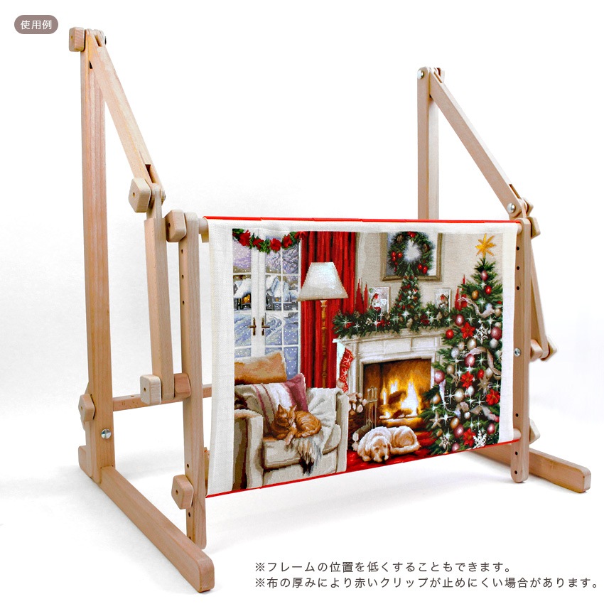 Luca-S J4056 Floor-standing type wooden embroidery stand 40×56cm