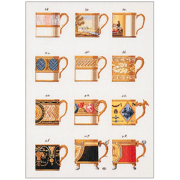輸入刺しゅうキット Thea GOUVERNEUR(テア・グーヴェルヌール) cups