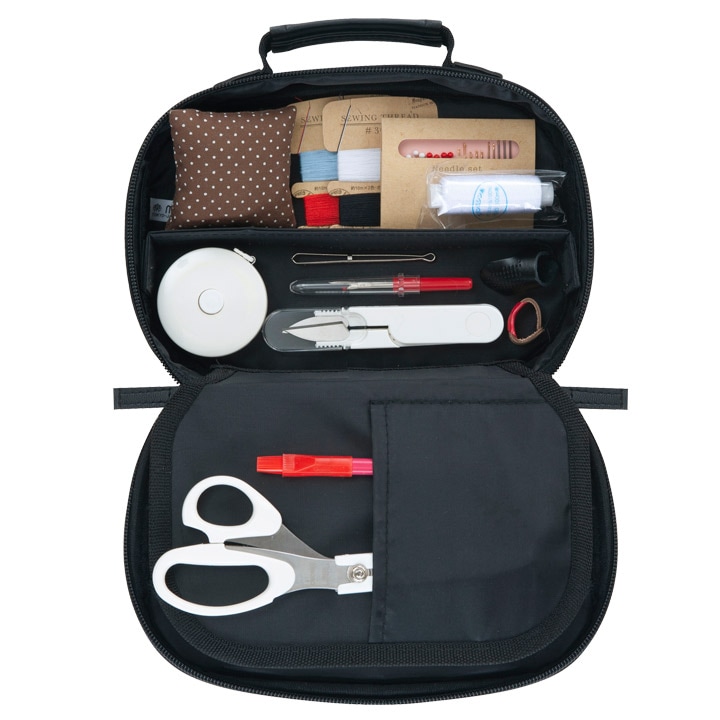 トレミー ソーイングセット (クラフトバッグタイプ) ボーダー 12点セット