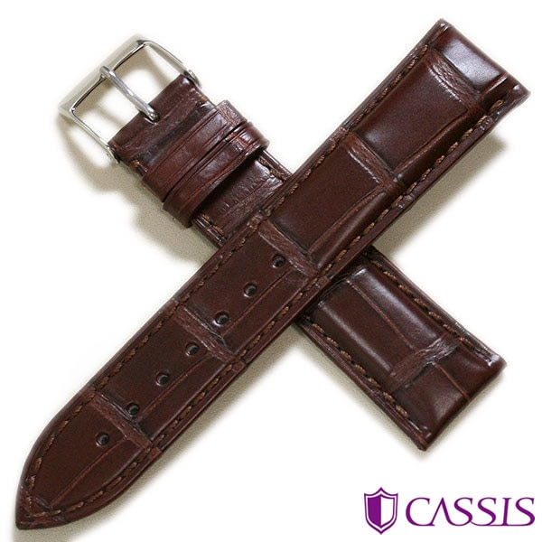 カシス アドナラ カウチック アリゲーター ラグ幅20mm CASSIS CASSIS カシス アドナラカウチック シャイニー アリゲーター