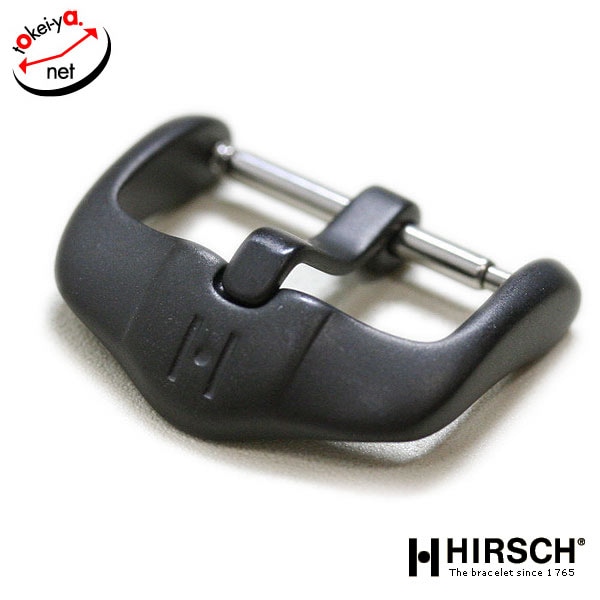 【ヒルシュ】美錠 マットブラック 幅広 18mm 20mm 22mm
