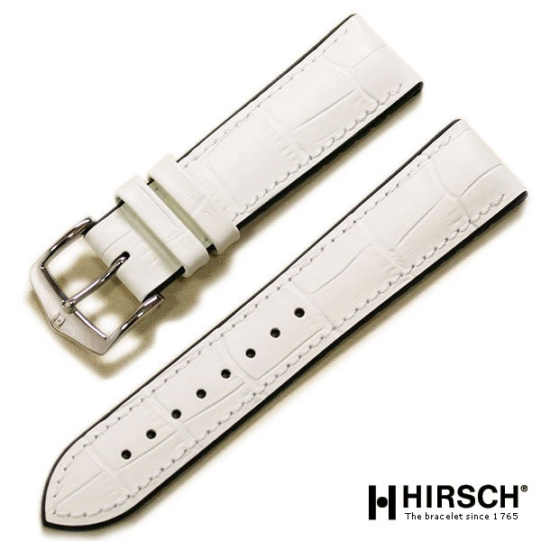 ヒルシュ ポール 茶系２本セット 300M耐水ベルト18mm/16mm Mサイズ ヒルシュ】ポール 型押し×ラバー ショートサイズ 時計ベルト