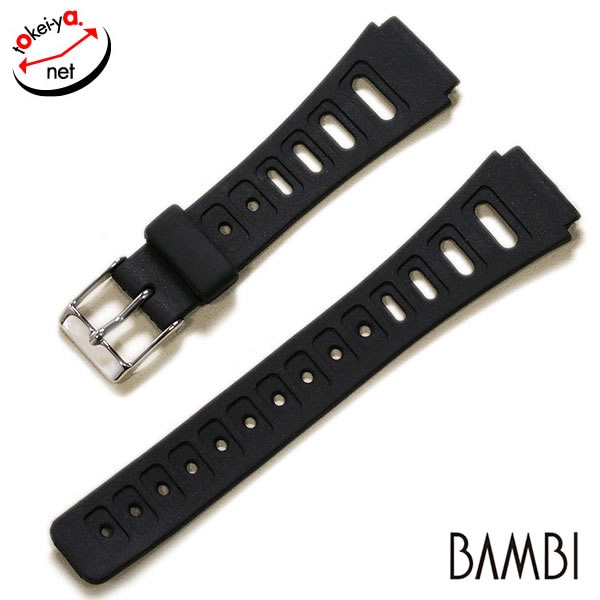 【バンビ】ウレタンラバー 18mm BGB062AP 時計ベルト