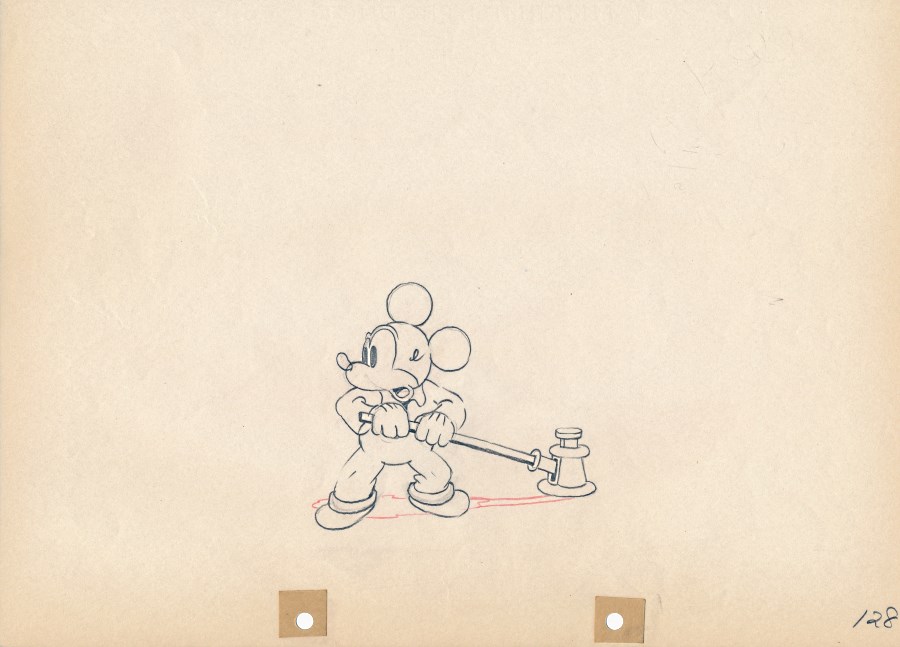グーフィー 鉛筆画 ミッキーのサービスステーション 000000000033_ENoRNfg.jpg