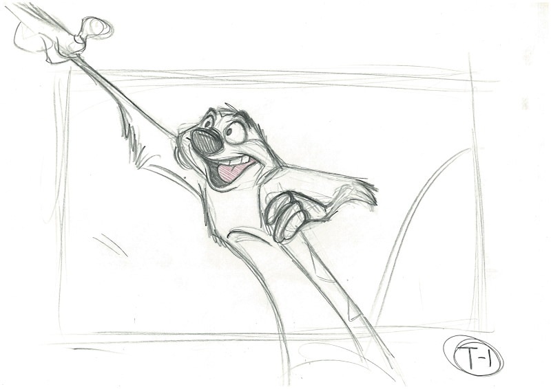 ディズニー映画 ライオンキング で実際に使われたティモンのドローイング ディズニーのヴィンテージ品 オンラインショップ ときいろ ディズニー映画 ライオンキング で実際に使われたティモンのドローイング ディズニーのヴィンテージ品 オンラインショップ ときいろ