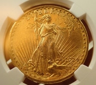 ����ꥫ��1924ǯ��ȯ�Ԥ��줿20�ɥ��ߡ�MS65+��50��ˣ���ι����