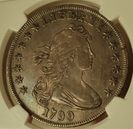 1799ǯ�˥���ꥫ��ȯ�Ԥ��줿���1�ɥ��ߡ�����������Rarity-3/���˴����ʾ���