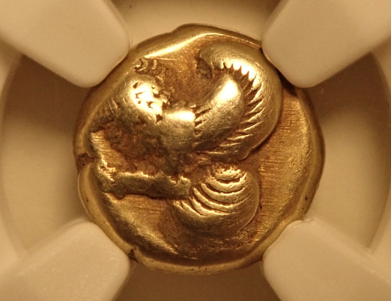 古代ギリシャ時代、レスボス島ミュティレーネBC412-378年、ヘクテ